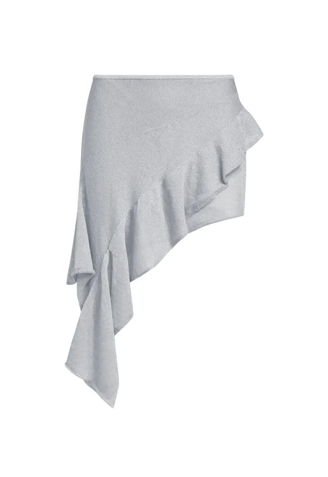 Skirts Women Lioness Fashion PALISADES MINI SKIRT Silver Skirts Women Lioness Fashion PALISADES MINI SKIRT Silver