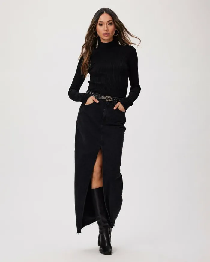 Skirts Women PAIGE Angela Maxi Skirt 8211 Iridium