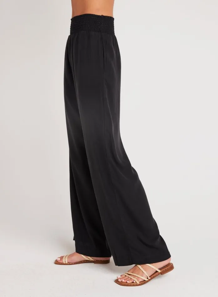 Smocked Waist Wide Leg 8211 Vintage Black Women Bella Dahl Pants Smocked Waist Wide Leg 8211 Vintage Black Women Bella Dahl Pants