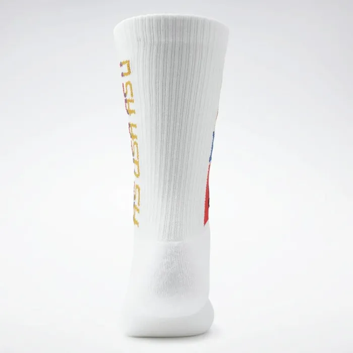 Socks MensWomens Reebok By Pyer Moss Crew Socks White Rebel Red