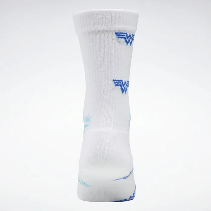 Socks MensWomens Reebok Wonder Woman Crew Socks White