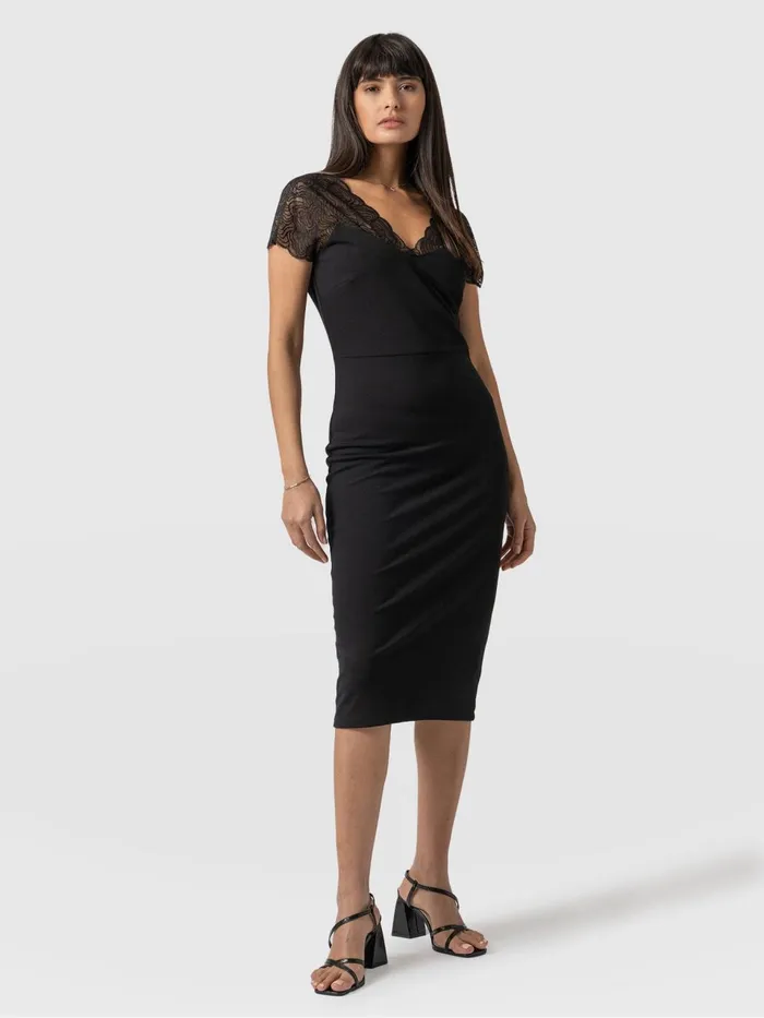 Sophia Lace Dress 8211 Black Black Women Saint And Sofia Dresses