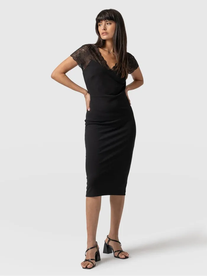 Sophia Lace Dress 8211 Black Black Women Saint And Sofia Dresses