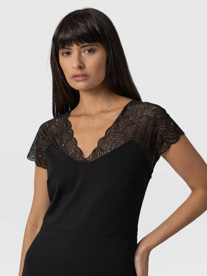 Sophia Lace Dress 8211 Black Black Women Saint And Sofia Dresses
