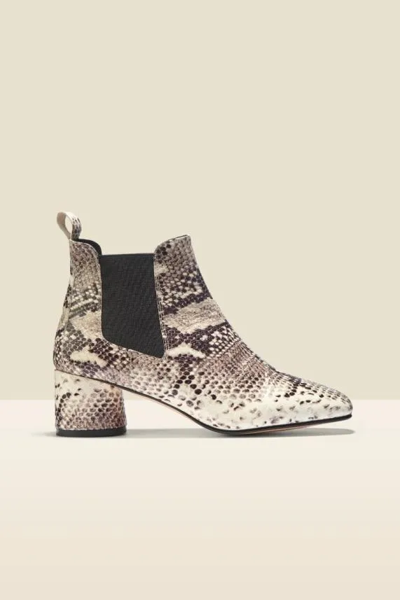 Sosandar Antwerp Snake Leather Chelsea Boot Women Boots