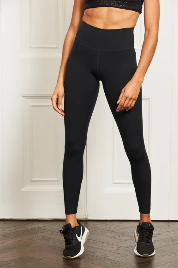 Sosandar Black High Waisted Perfect Body Sculpting Activewear Leggings Black Women Activewear