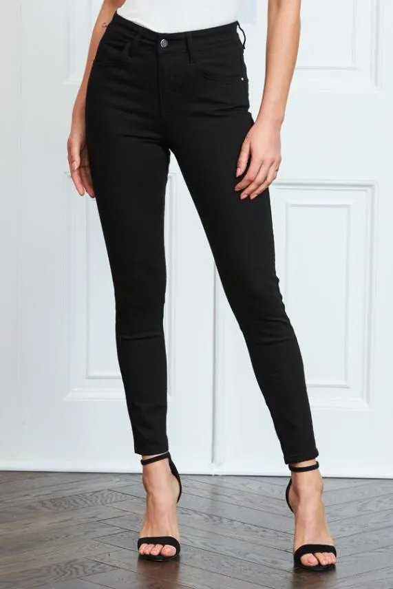 Sosandar Black Perfect Skinny Jeans Black Women Jeans and Jeggings