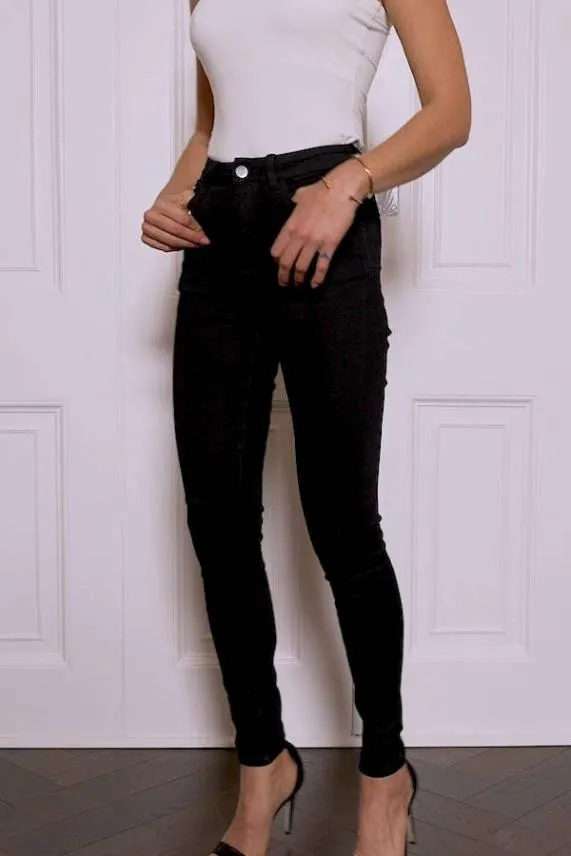 Sosandar Black Perfect Skinny Jeans Black Women Jeans and Jeggings