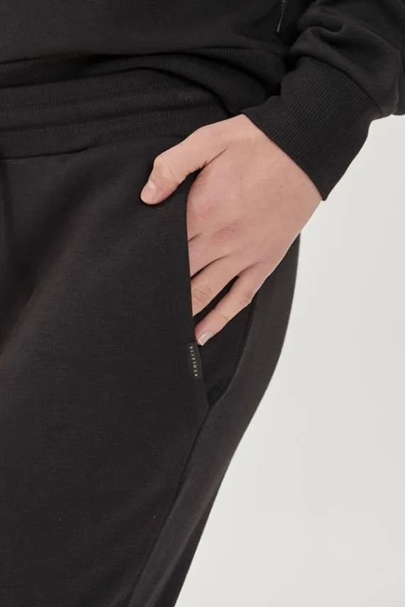 Sosandar Black Slim Leg ChillOut Joggers Black Women Loungewear