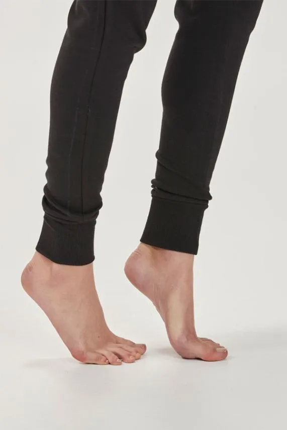 Sosandar Black Slim Leg ChillOut Joggers Black Women Loungewear