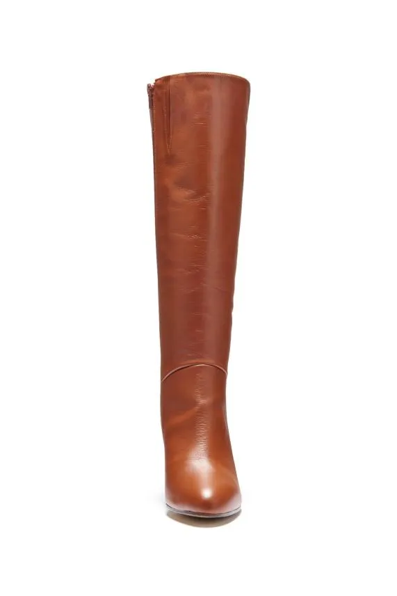Sosandar Blake Tan Leather Knee High Boot Blake Tan Women Boots