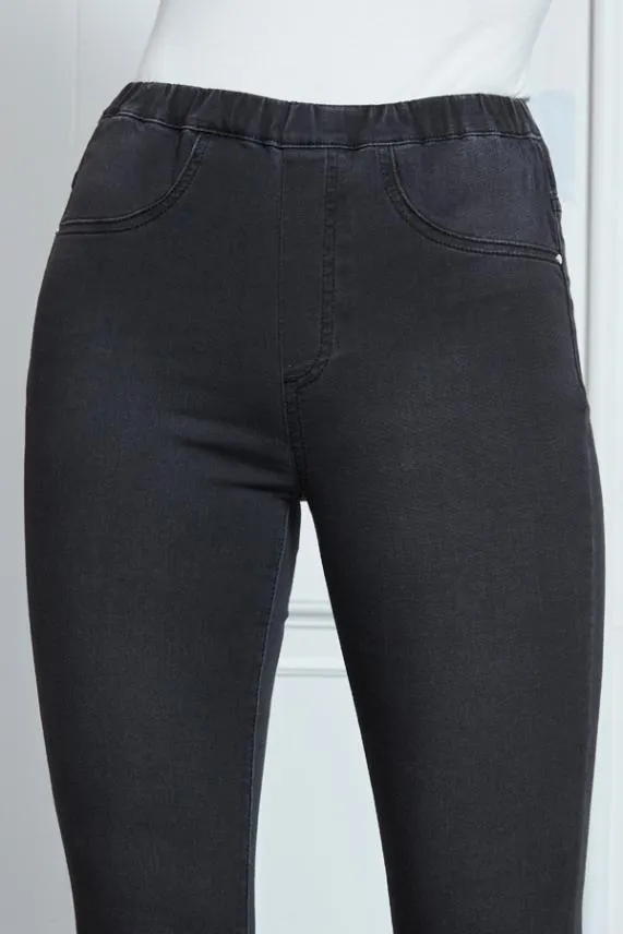 Sosandar Charcoal Grey Perfect Jeggings Charcoal Grey Women Jeans and Jeggings