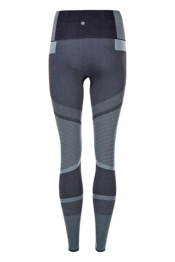 Sosandar Indigo Blue UltraSculpt High Waisted Activewear Leggings Indigo Blue Women Activewear