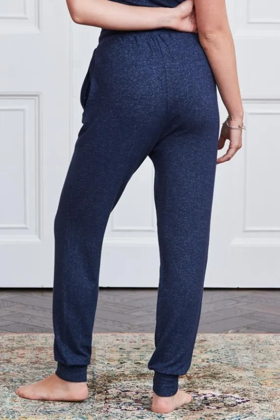 Sosandar Indigo Super Soft Slim Leg Loungewear Joggers Indigo Women Loungewear