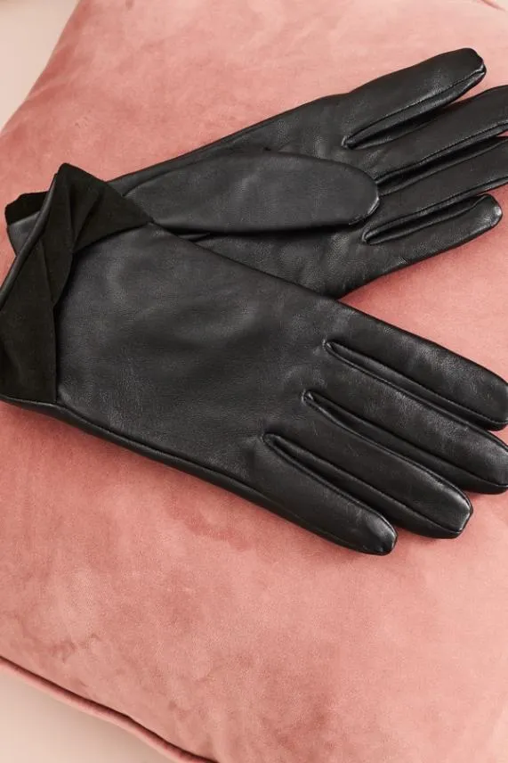 Sosandar Montana Black Twist Detail Luxury Leather Gloves Black Women Hats Scarves and Gloves Sosandar Montana Black Twist Detail Luxury Leather Gloves Black Women Hats Scarves and Gloves