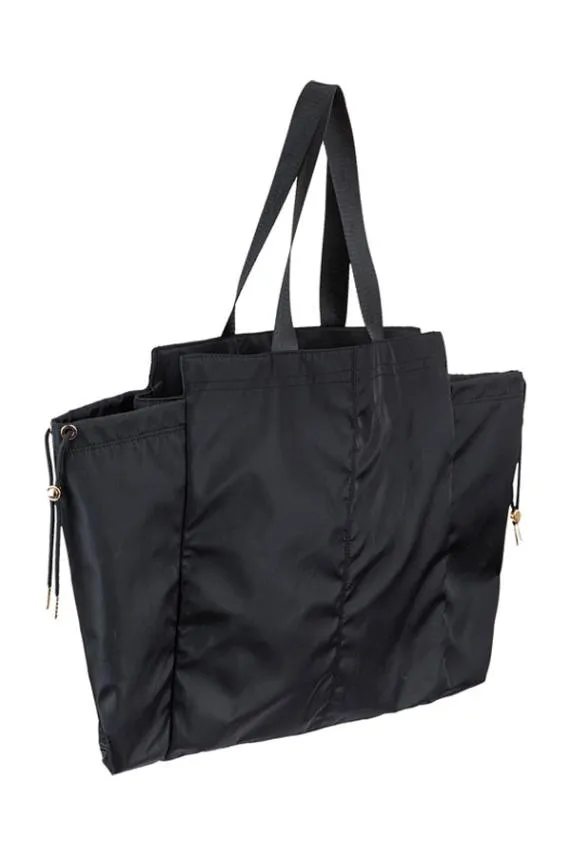 Sosandar Namaste Black Yoga Shoulder Bag Black Women Bags and Belts