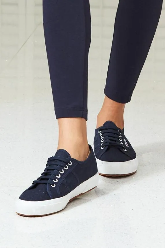 Sosandar Superga 2750 Classic Navy Blue Canvas Trainers Navy Blue Women Trainers 8211 Superga and Victoria