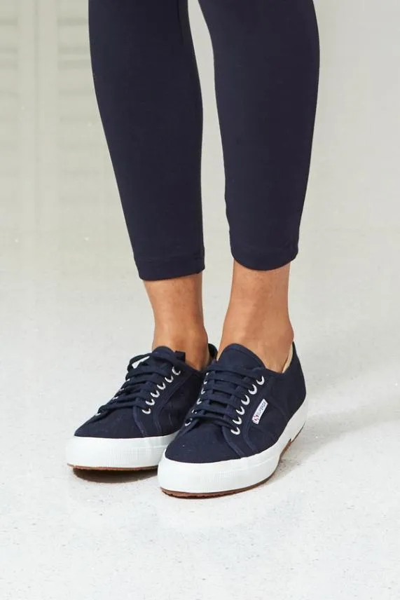 Sosandar Superga 2750 Classic Navy Blue Canvas Trainers Navy Blue Women Trainers 8211 Superga and Victoria