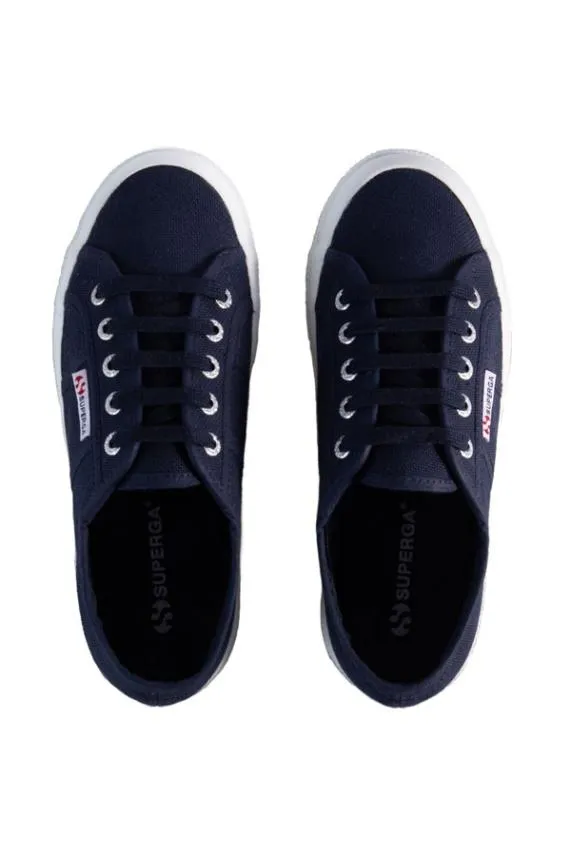 Sosandar Superga 2750 Classic Navy Blue Canvas Trainers Navy Blue Women Trainers 8211 Superga and Victoria