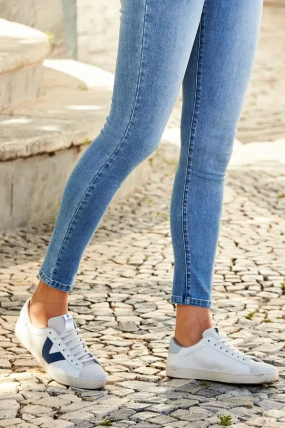 Sosandar Victoria Azul Blue V Detail Leather Trainers Blue Women Trainers 8211 Superga and Victoria Sosandar Victoria Azul Blue V Detail Leather Trainers Blue Women Trainers 8211 Superga and Victoria