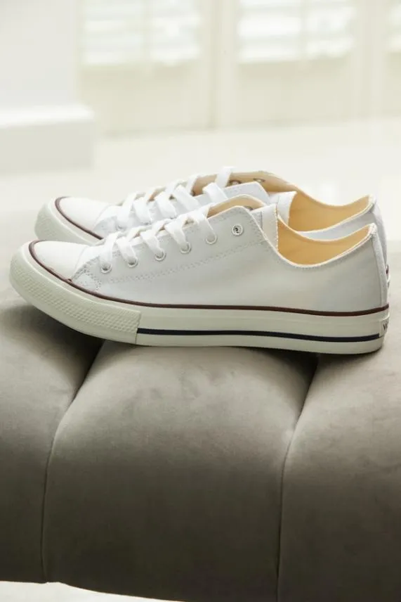 Sosandar Victoria Blanco Canvas Trainers Women Trainers 8211 Superga and Victoria