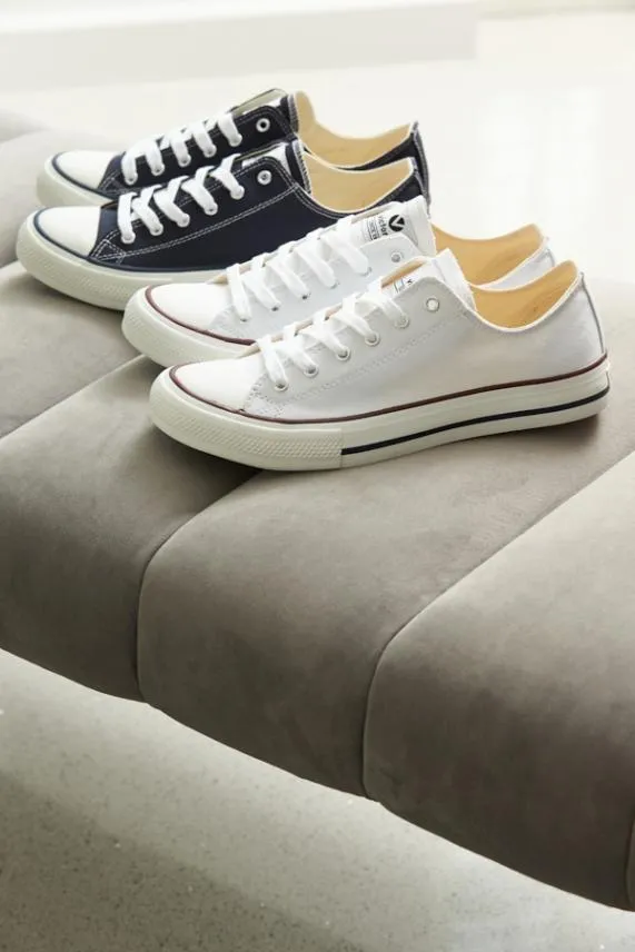 Sosandar Victoria Blanco Canvas Trainers Women Trainers 8211 Superga and Victoria