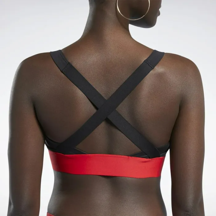 Sports Bras Womens Reebok Cardi B Bralette Black