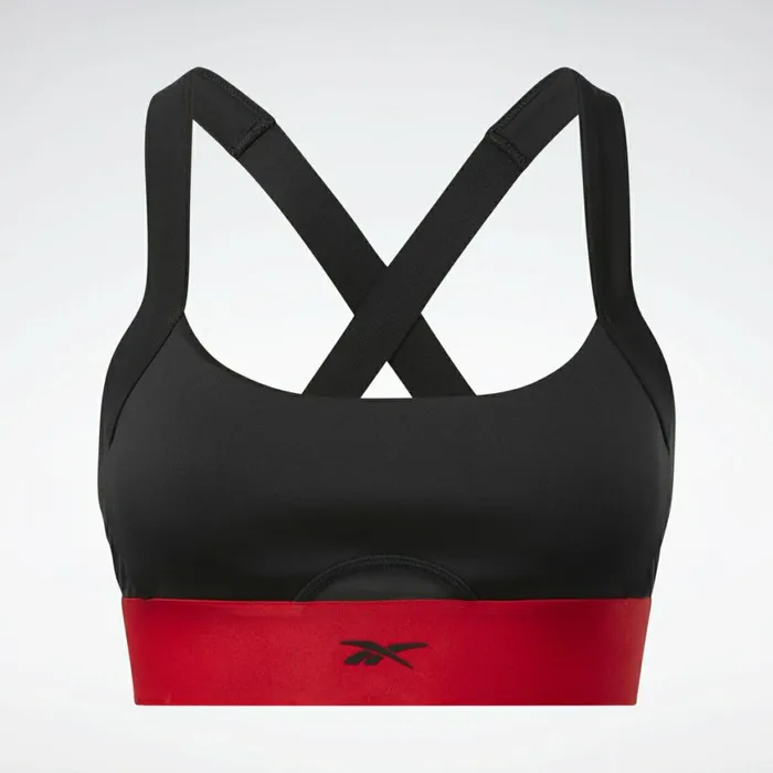 Sports Bras Womens Reebok Cardi B Bralette Black