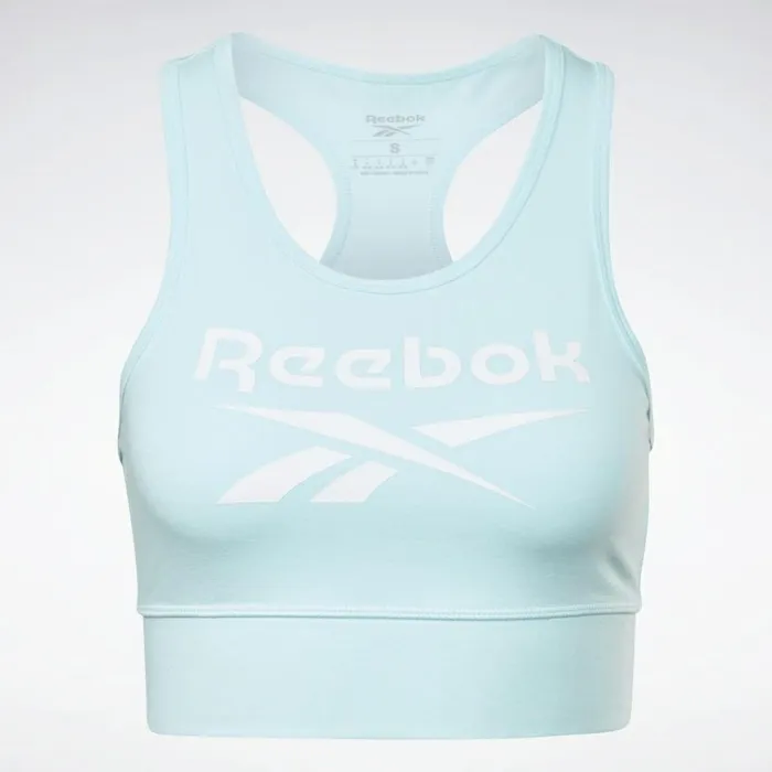 Sports Bras Womens Reebok Identity Sports Bra Digital Glow