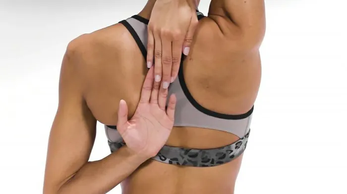 Sports Bras Womens Reebok Modern Safari Lux Racer Padded MediumImpact Sports Bra Grey