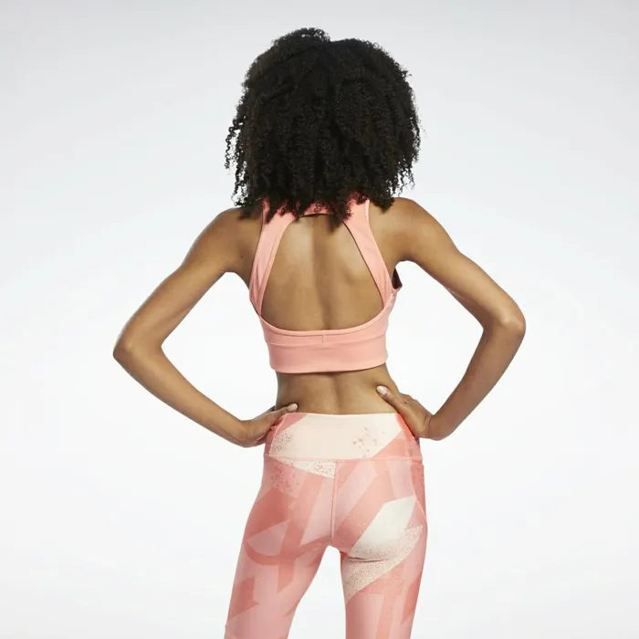 Sports Bras Womens Reebok Run HighImpact Bra Twisted Coral