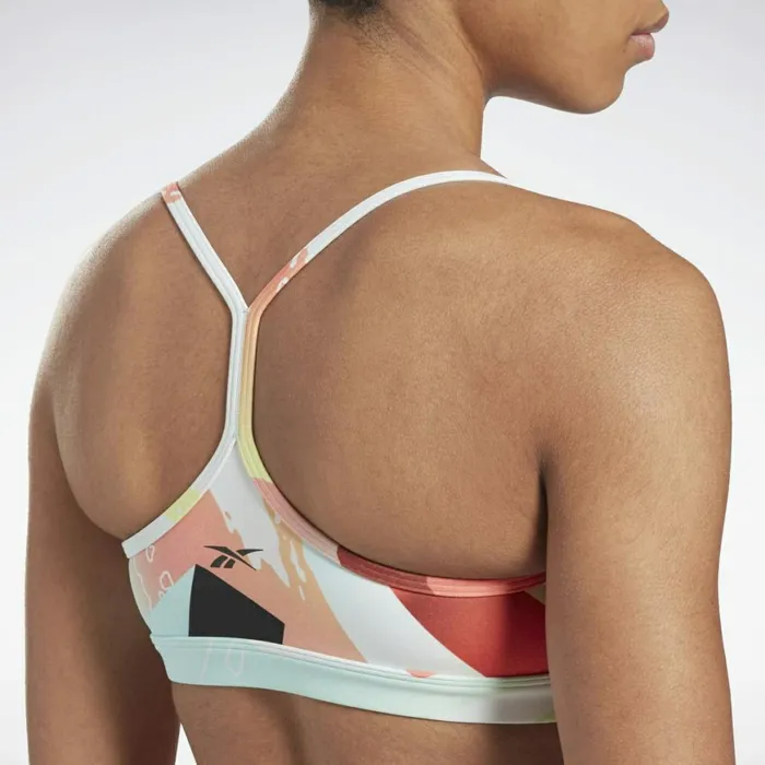 Sports Bras Womens Reebok Skinny Bra Orange Flare