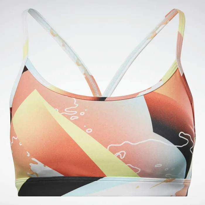 Sports Bras Womens Reebok Skinny Bra Orange Flare