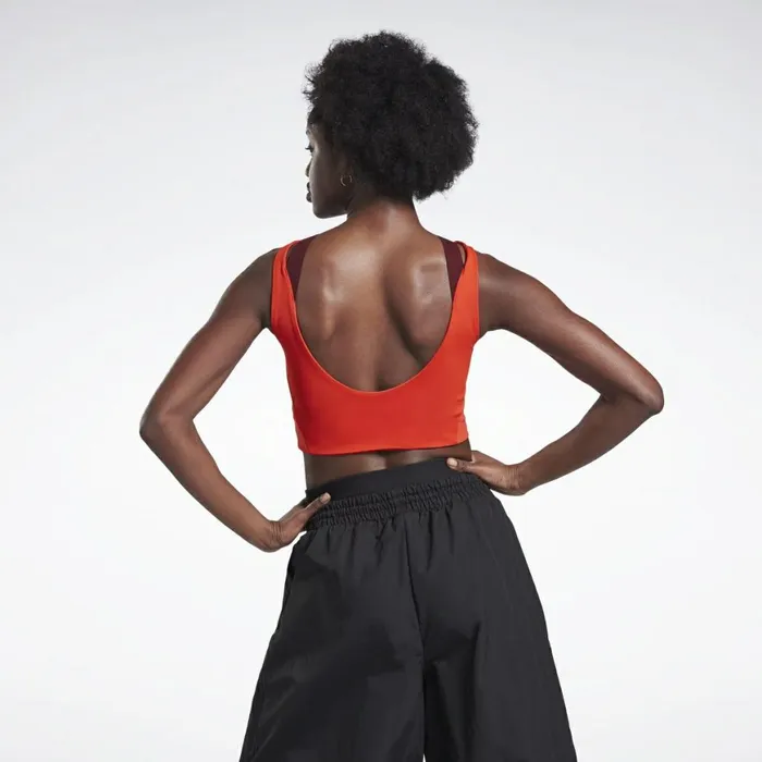 Sports Bras Womens Reebok Studio MediumImpact Bra Instinct Red
