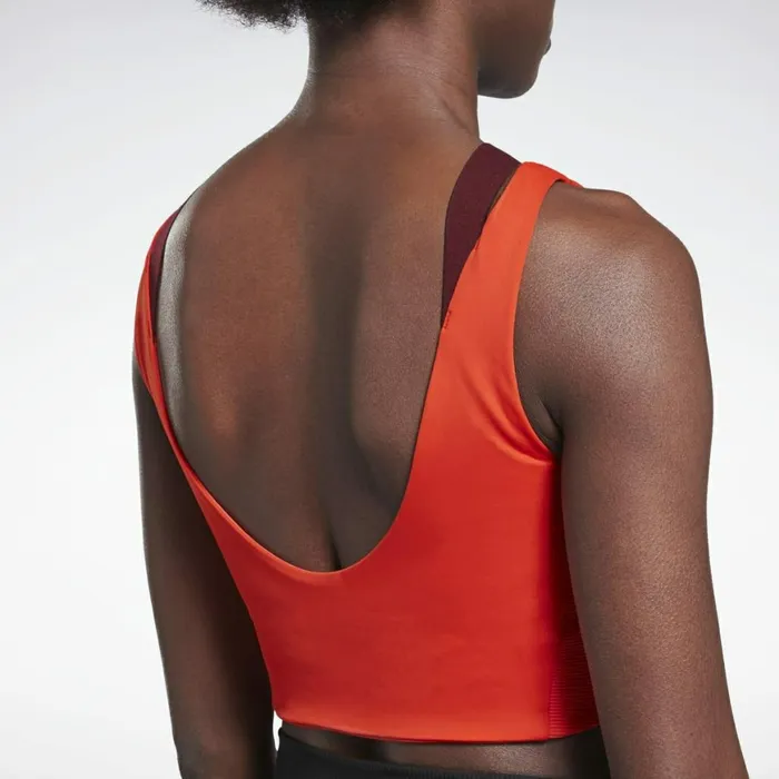 Sports Bras Womens Reebok Studio MediumImpact Bra Instinct Red