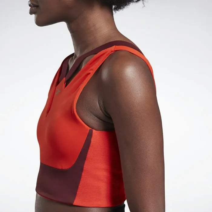 Sports Bras Womens Reebok Studio MediumImpact Bra Instinct Red