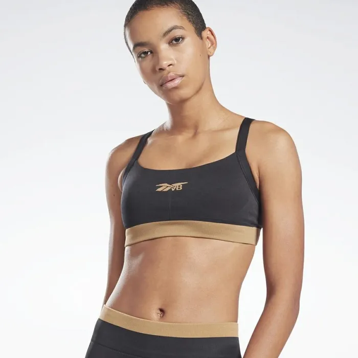 Sports Bras Womens Reebok VB Seamless LowImpact Bra Black