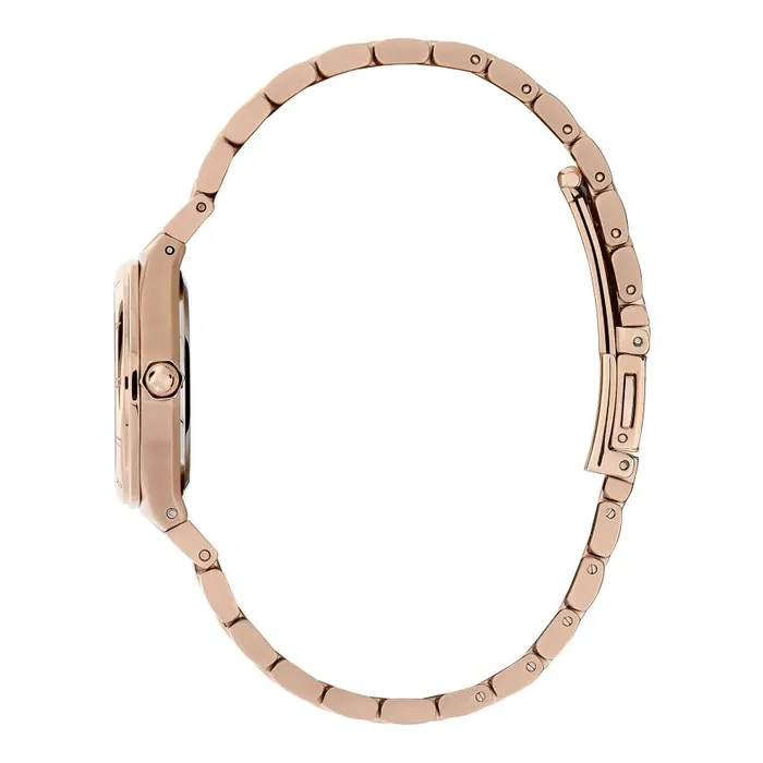 Sports Luxe Watches Women Olivia Burton 28mm Mini Hexa Cranberry and Carnation Gold Bracelet Watch