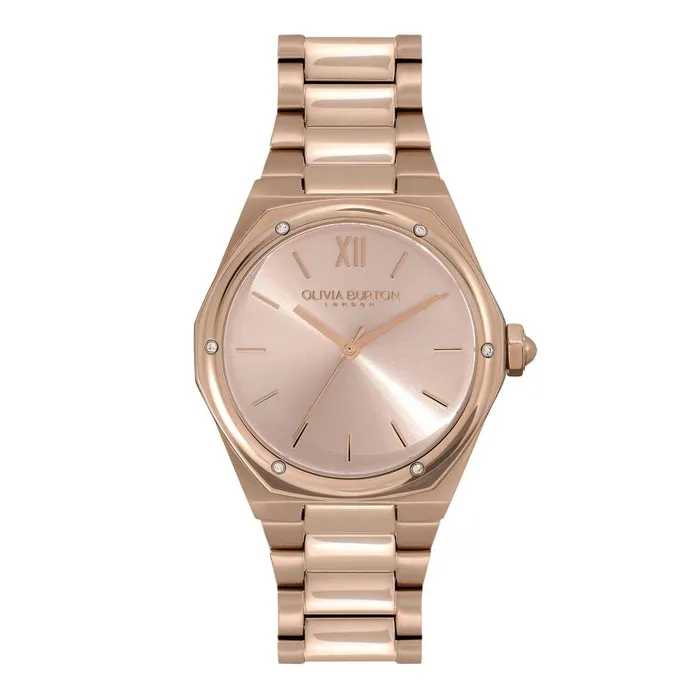Sports Luxe Watches Women Olivia Burton 33mm Hexa Blush and Carnation Gold Bracelet Watch Sports Luxe Watches Women Olivia Burton 33mm Hexa Blush and Carnation Gold Bracelet Watch