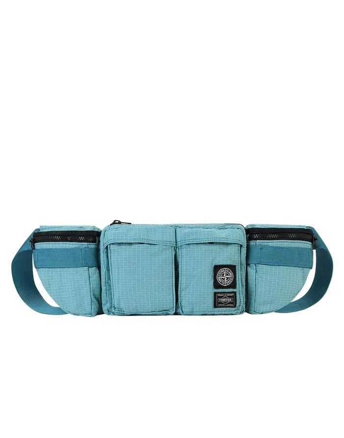 Stone Island Bags 916P1 Stone IslandPorterReflective Weave RipstopTc In Turquoise 8211 Mens Stone Island Bags 916P1 Stone IslandPorterReflective Weave RipstopTc In Turquoise 8211 Mens