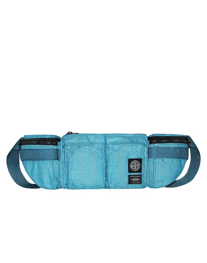 Stone Island Bags 916P1 Stone IslandPorterReflective Weave RipstopTc In Turquoise 8211 Mens