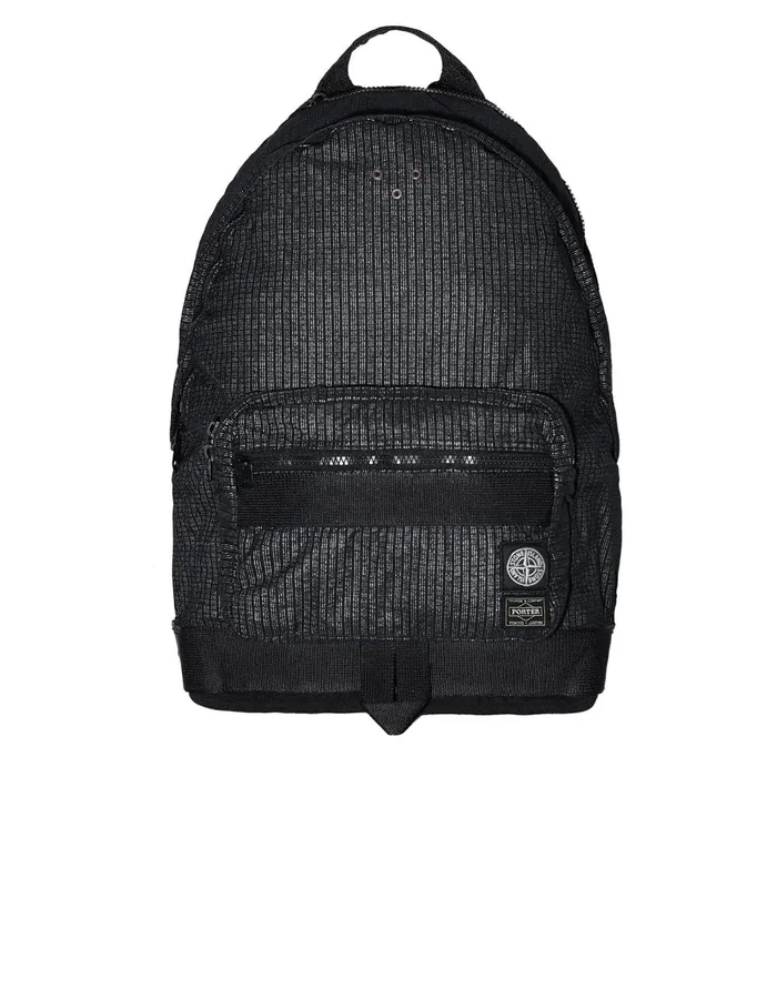 Stone Island Bags 917P1 Stone IslandPorterReflective Weave RipstopTc In Black 8211 Mens