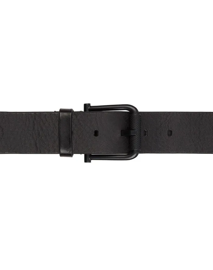 Stone Island Belts 94772 Leather Belt In Black 8211 Mens