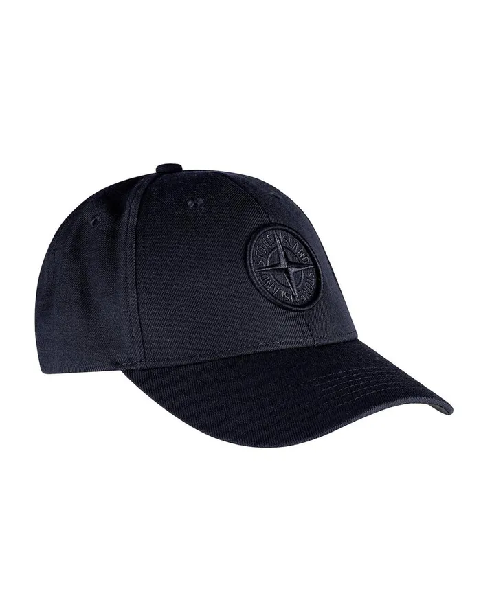 Stone Island Caps 038 Beanies 99175 SixPanel Cap In Navy 8211 Mens