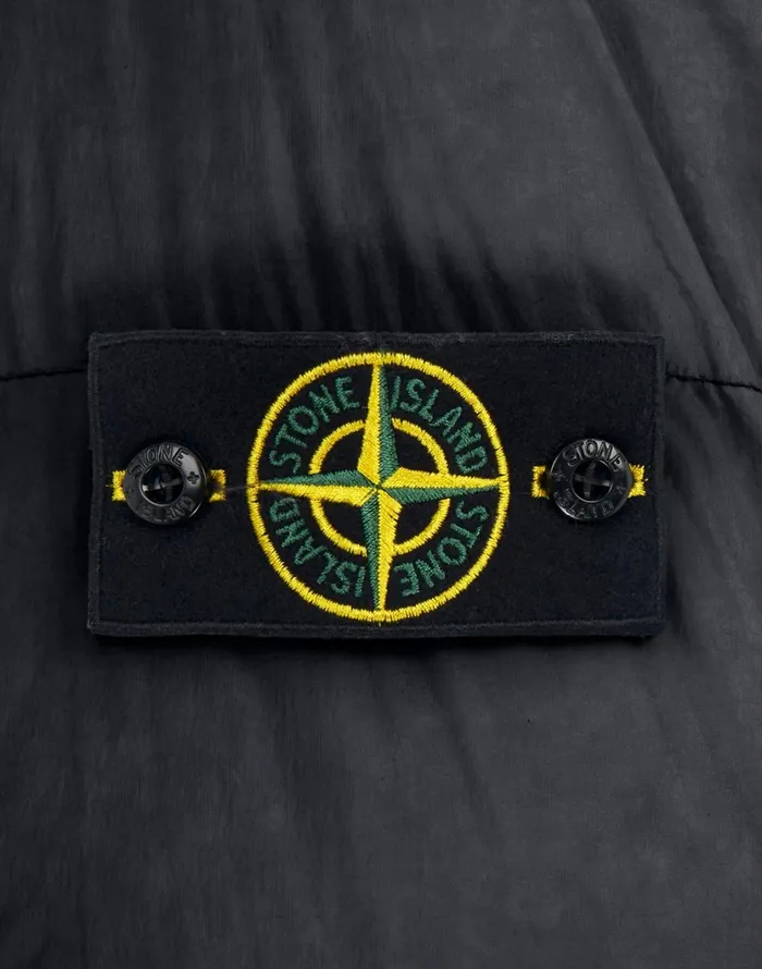 Stone Island Coats 038 Jackets 40723 Garment Dyed Crinkle Rep Ny Real Down Jacket In Charcoal 8211 Mens