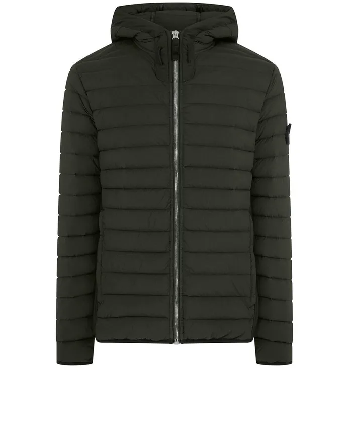 Stone Island Coats 038 Jackets 41125 Real Down Jacket In Dark Forest 8211 Mens