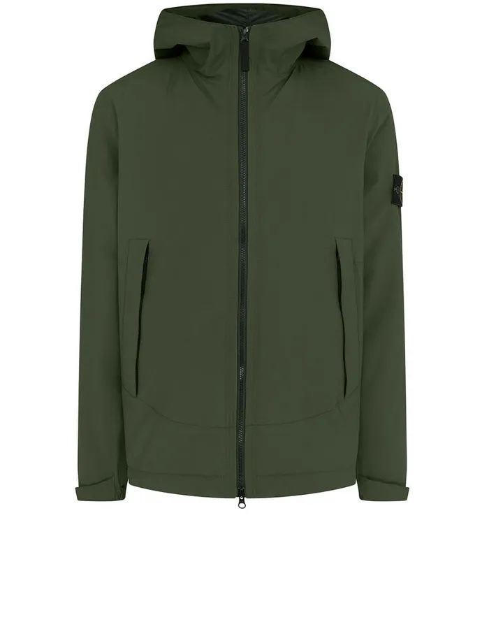 Stone Island Coats 038 Jackets 41627 Soft ShellR With Primaloft Insulation Hooded Blouson In Dark Forest 8211 Mens Stone Island Coats 038 Jackets 41627 Soft ShellR With Primaloft Insulation Hooded Blouson In Dark Forest 8211 Mens