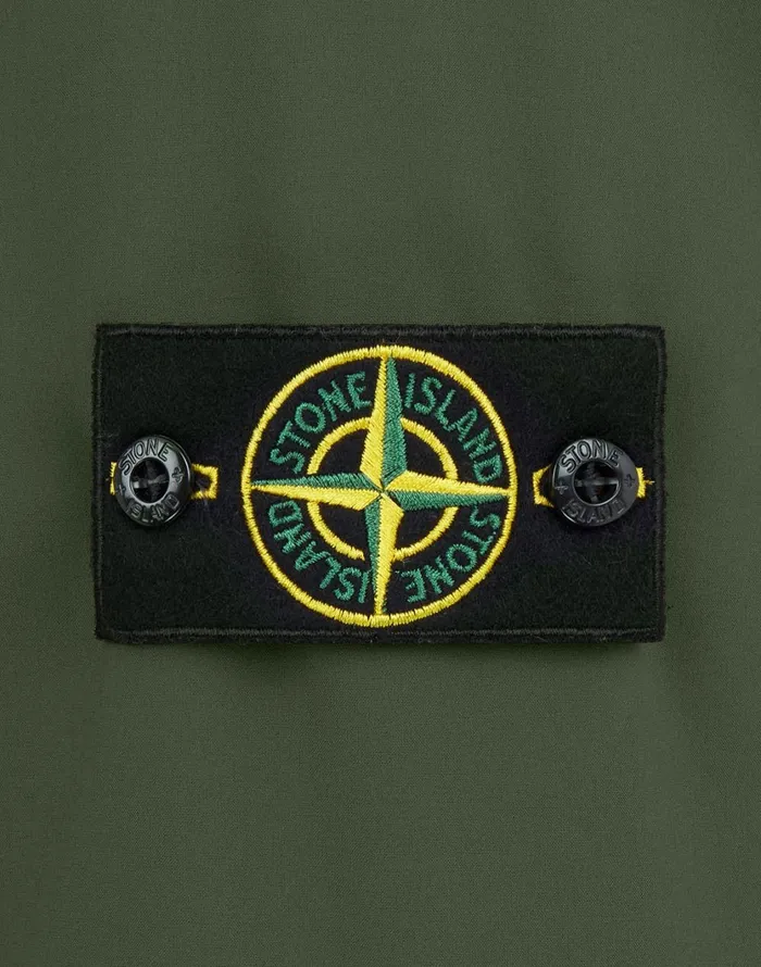 Stone Island Coats 038 Jackets 41627 Soft ShellR With Primaloft Insulation Hooded Blouson In Dark Forest 8211 Mens