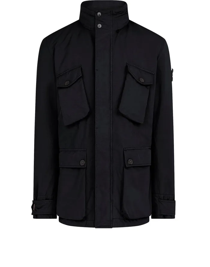 Stone Island Coats 038 Jackets 42549 DavidTc With Primaloft Insulation Field Jacket In Black 8211 Mens Stone Island Coats 038 Jackets 42549 DavidTc With Primaloft Insulation Field Jacket In Black 8211 Mens
