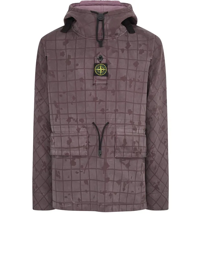 Stone Island Coats 038 Jackets 436E1 Tela FlockTc Ghillie Laser Camo Anorak In Violet 8211 Mens Stone Island Coats 038 Jackets 436E1 Tela FlockTc Ghillie Laser Camo Anorak In Violet 8211 Mens